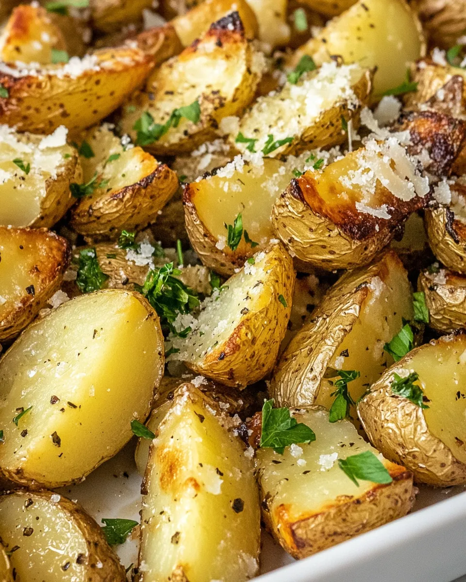 Homemade Parmesan Garlic Roasted Potatoes photo