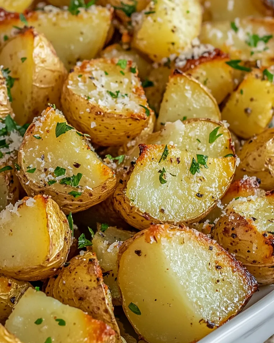 Classic Parmesan Garlic Roasted Potatoes image