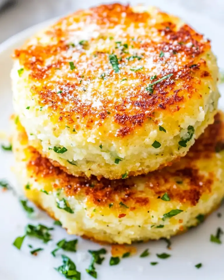 Homemade Parmesan Mashed Potato Cakes photo