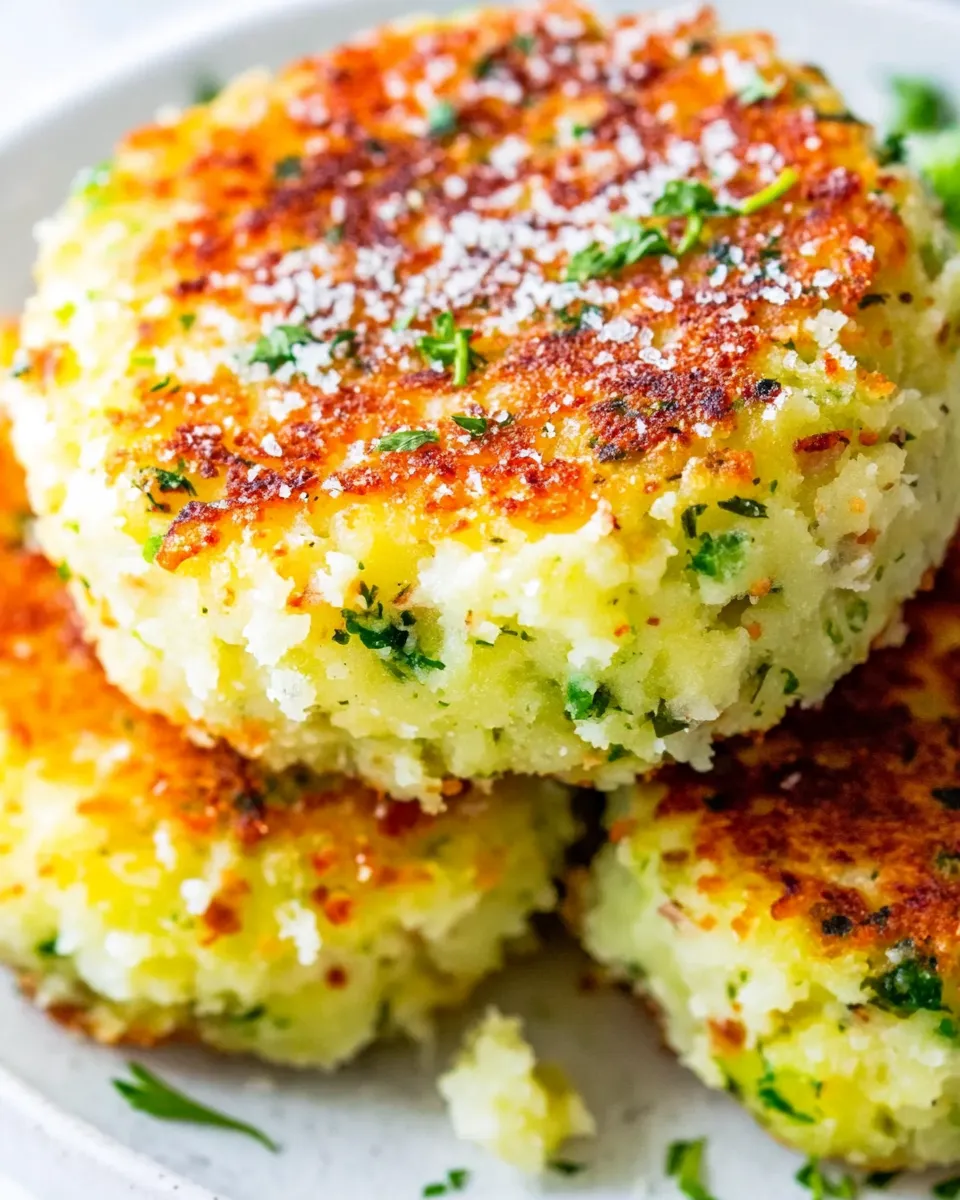 Classic Parmesan Mashed Potato Cakes image