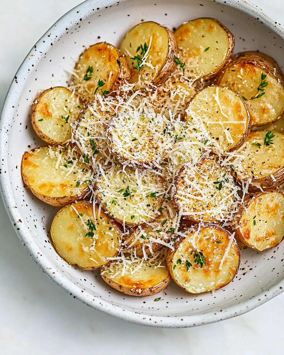 Easy Parmesan Potatoes Recipe shot