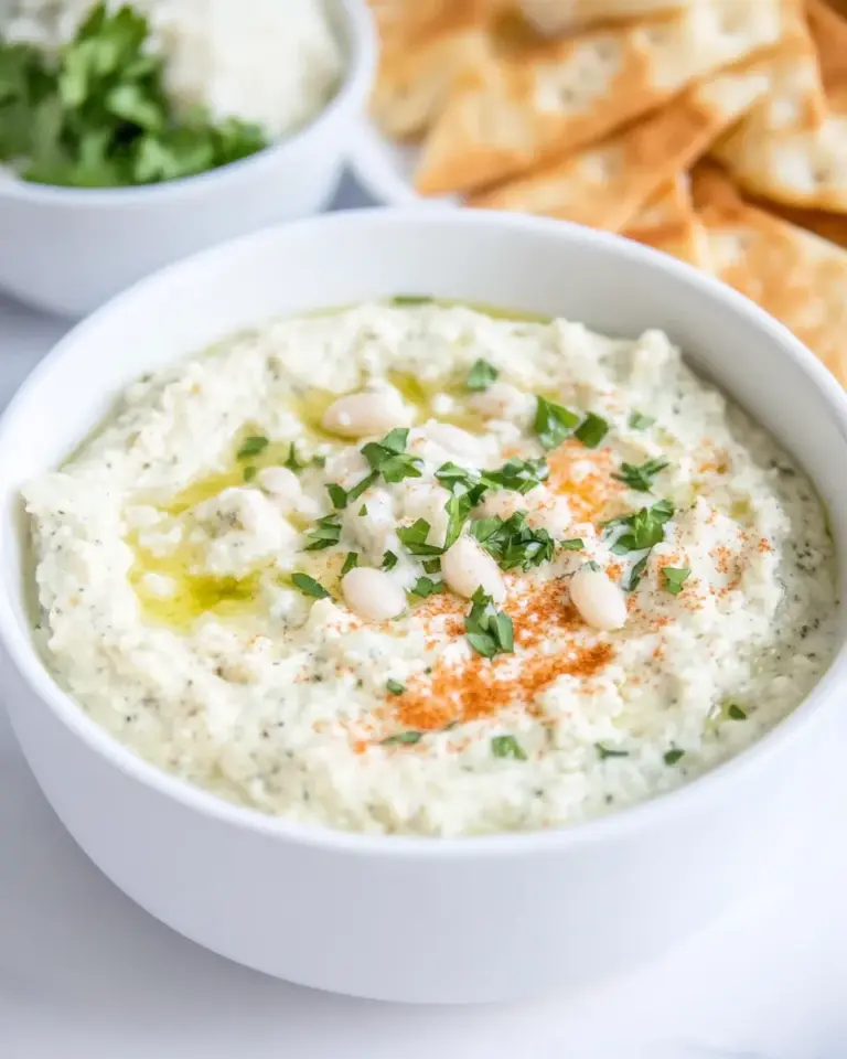 Homemade Parmesan White Bean Dip photo