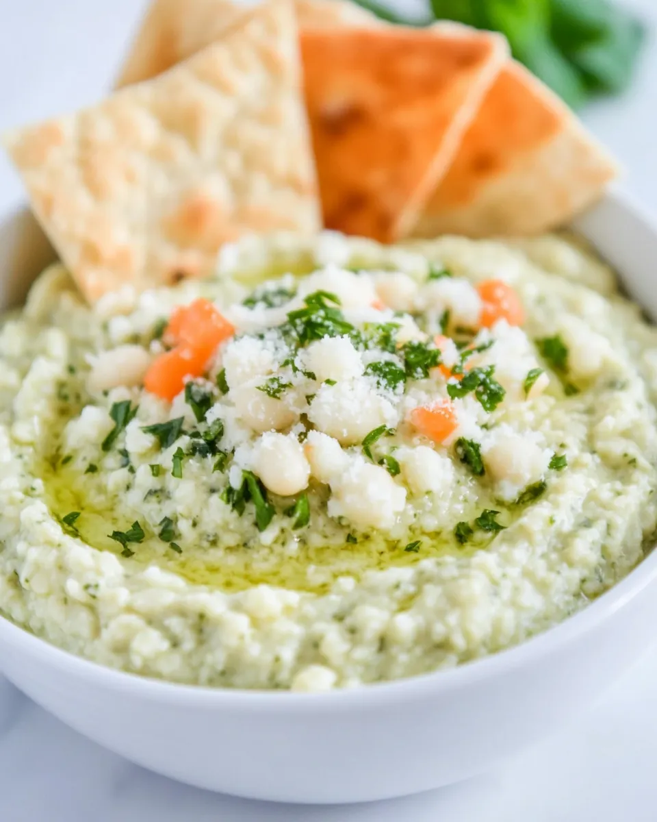 Easy Parmesan White Bean Dip recipe photo