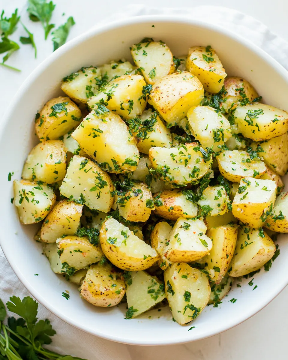 Quick Parsley Potatoes (Company Potatoes) shot