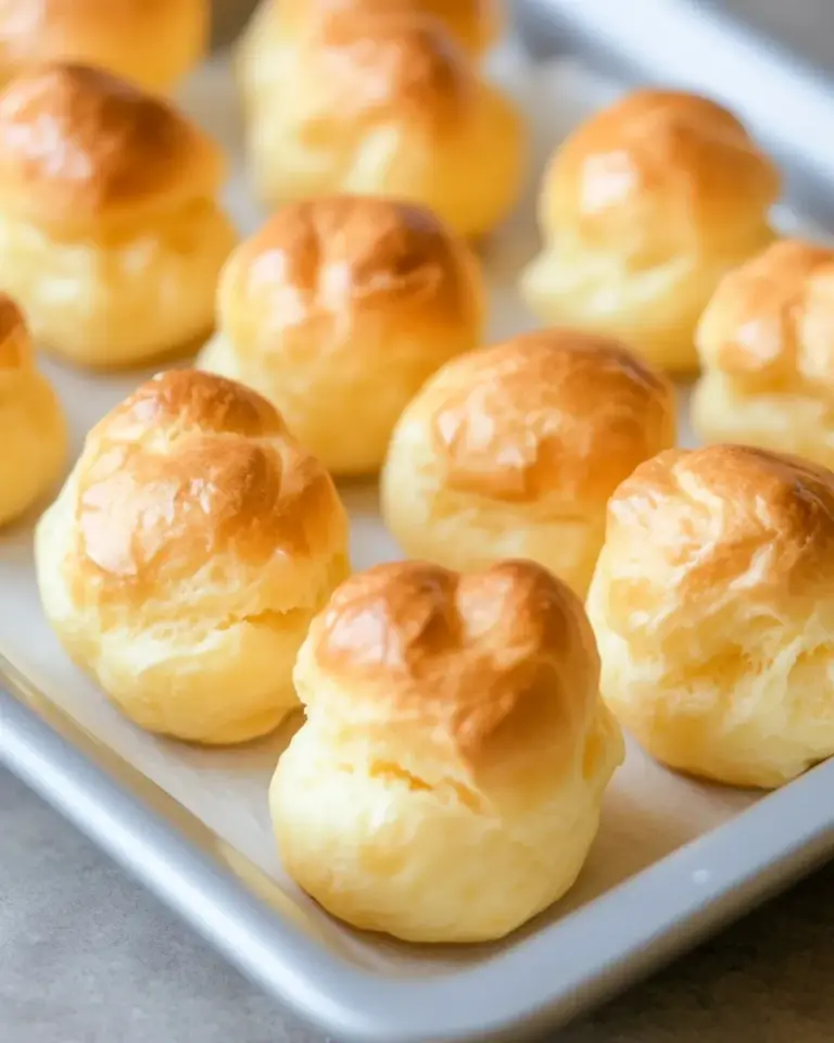 Homemade Pate a Choux Recipe and Cheese Puffs photo