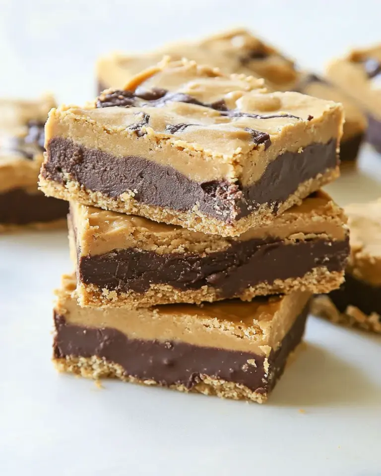 Homemade Peanut Butter Chocolate Bars photo