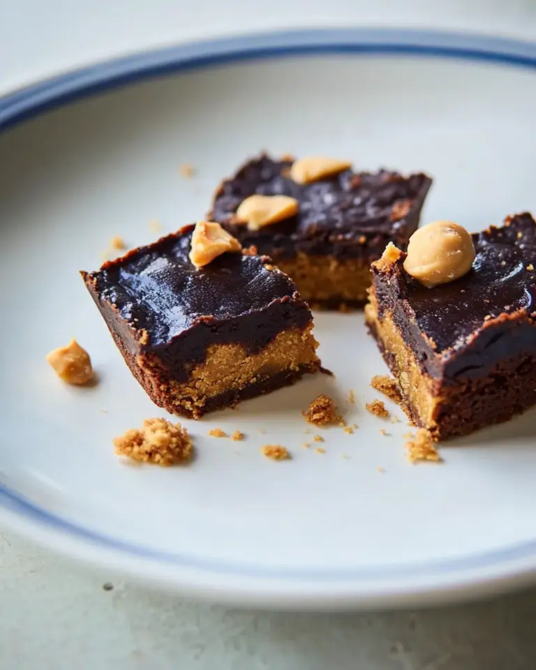 Easy Peanut Butter Chocolate Brownie Bars photo