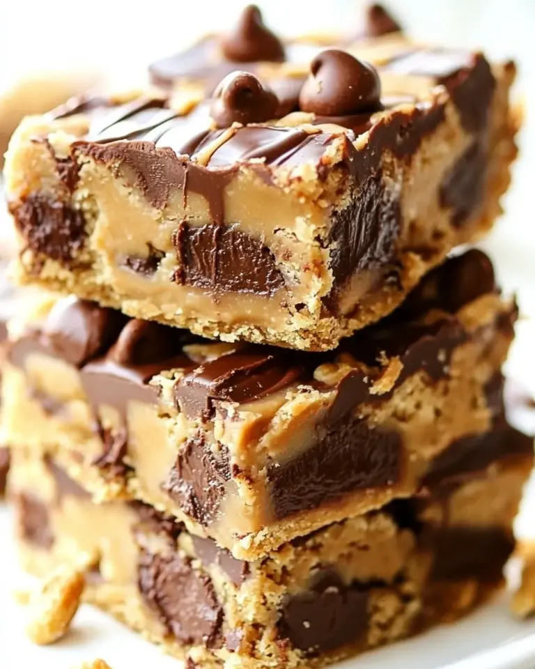 Homemade Peanut Butter Chocolate Reese's Bars Recipe photo