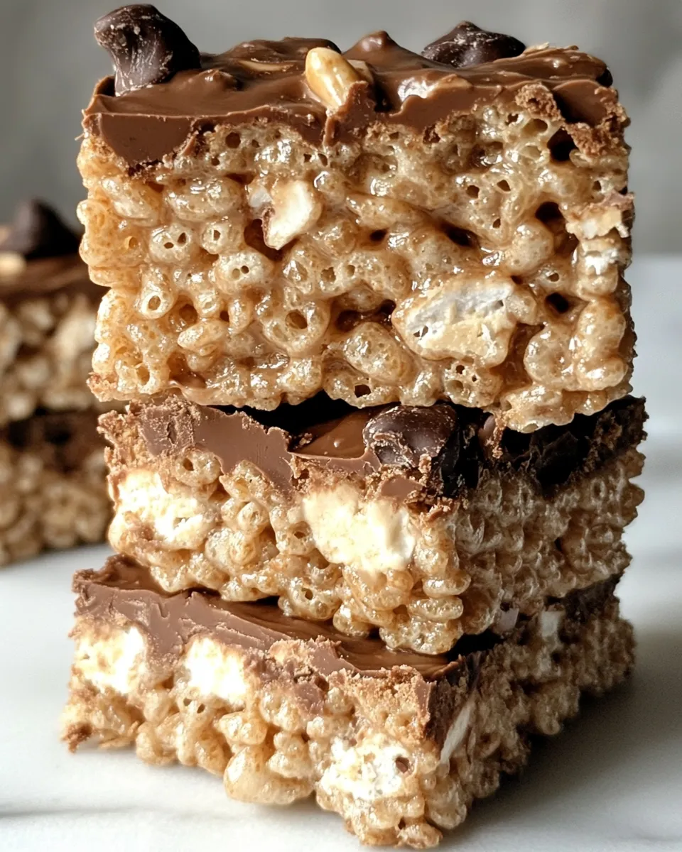 Easy Peanut Butter Cup Rice Krispies Treats recipe photo
