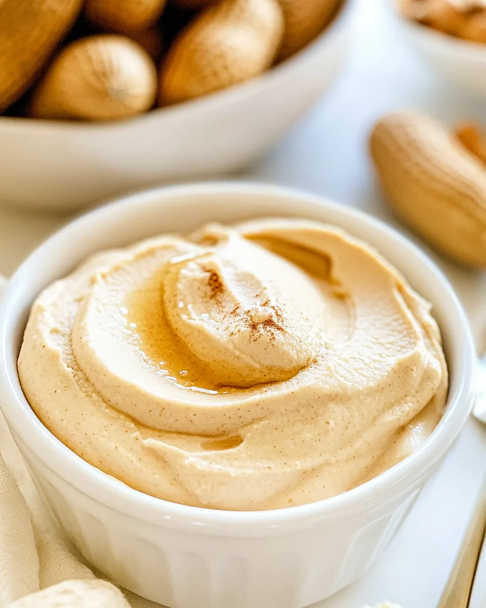 Easy Peanut Butter Dip Recipe shot