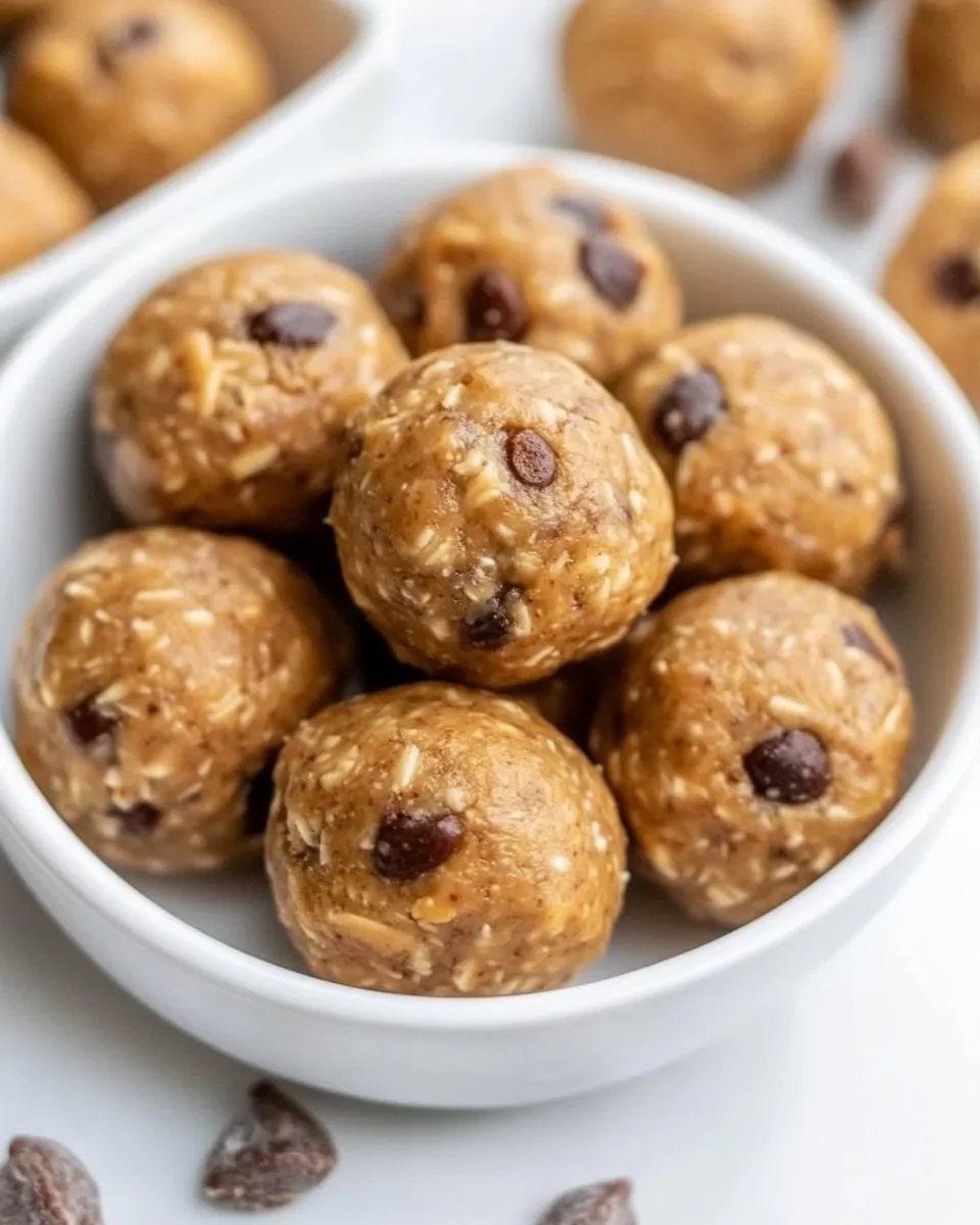 Delicious Peanut Butter Energy Balls shot