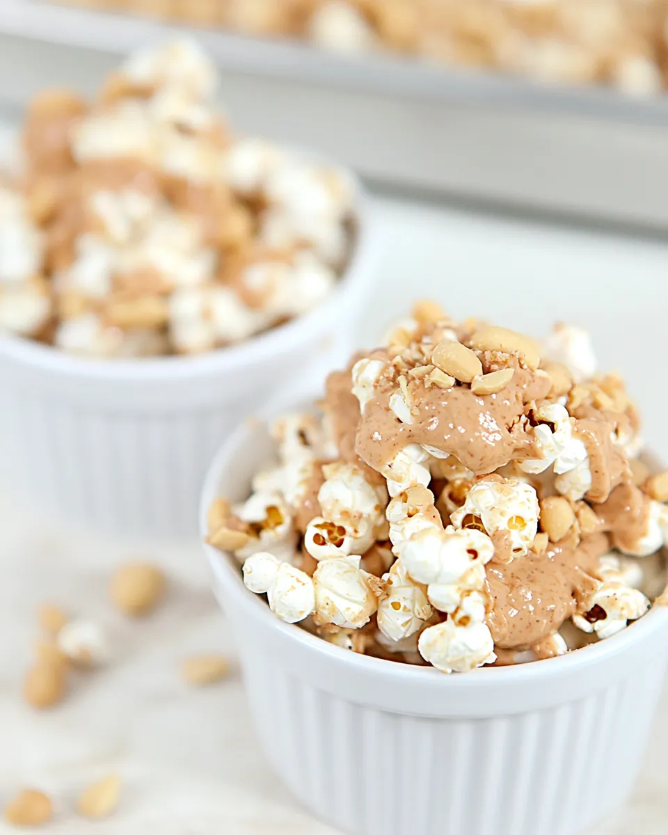 Delicious Peanut Butter Kitchen Sink Popcorn shot