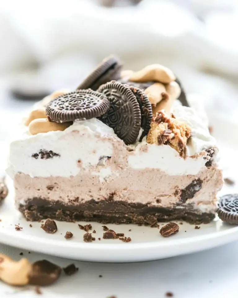 Homemade Peanut Butter Oreo Dessert (No-Bake) photo