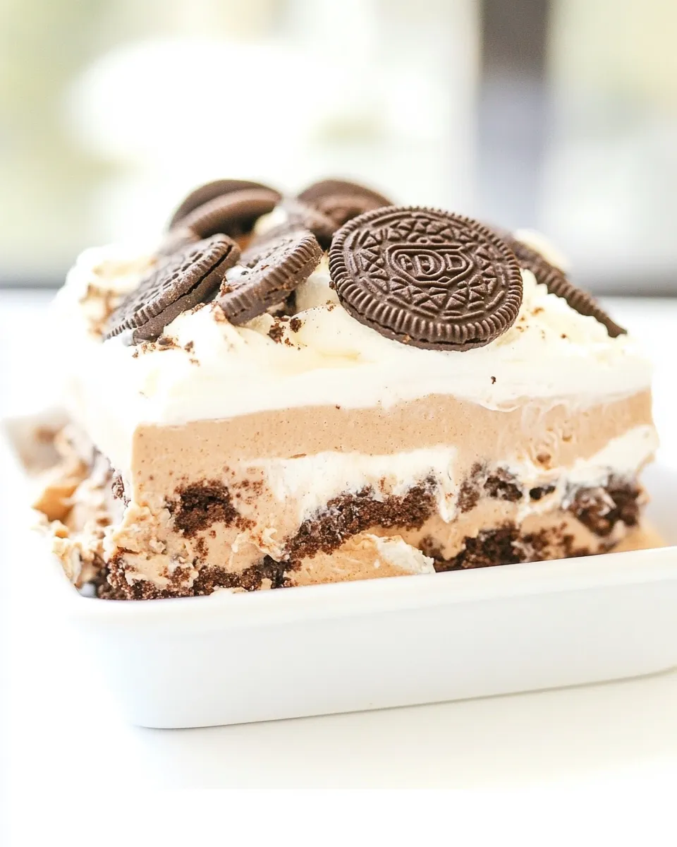 Easy Peanut Butter Oreo Dessert (No-Bake) recipe photo