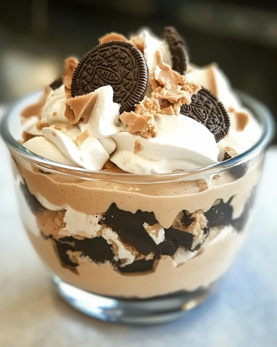 Classic Peanut Butter Oreo Trifle image
