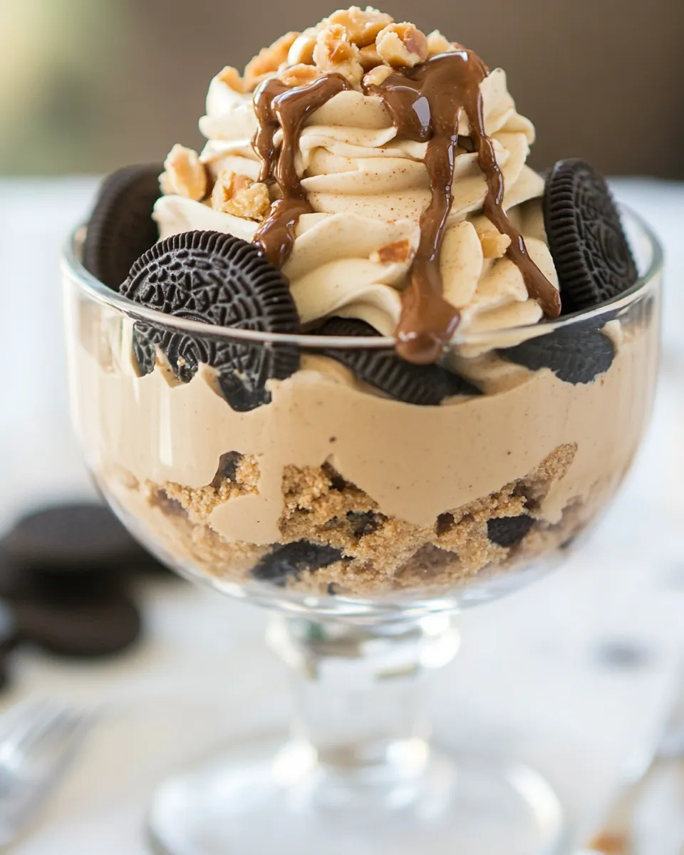 Easy Peanut Butter Oreo Trifle recipe photo