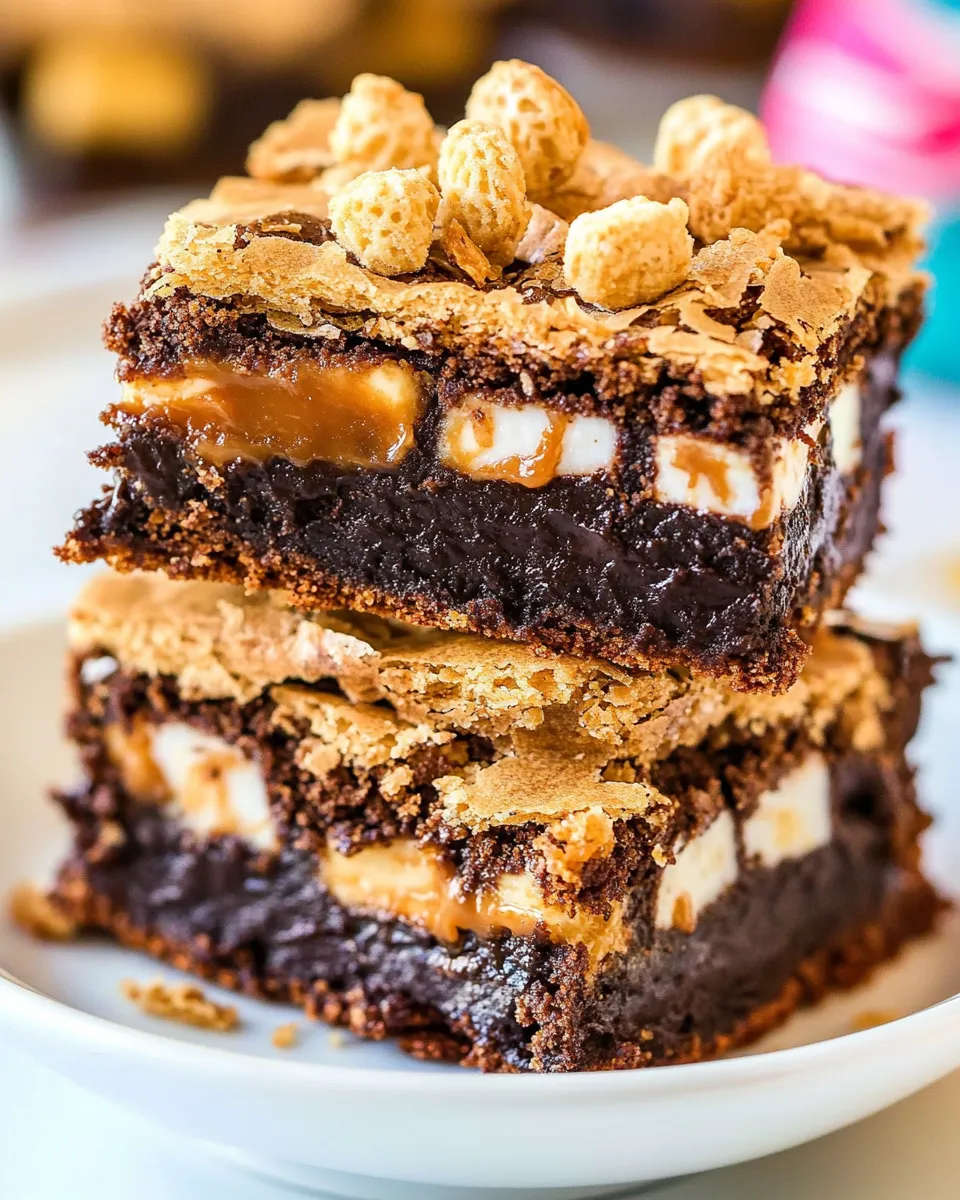 Easy Peanut Butter Pop Tart Brownies recipe photo
