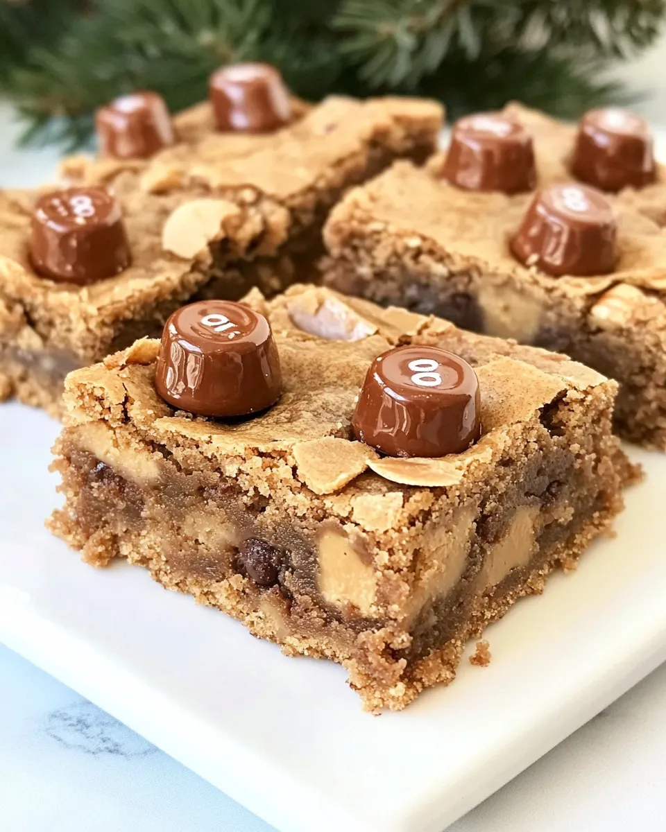 Classic Peanut Butter Rolo Blondies image