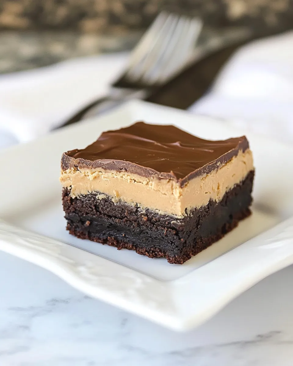 Homemade Peanut Butter Truffle Brownies photo