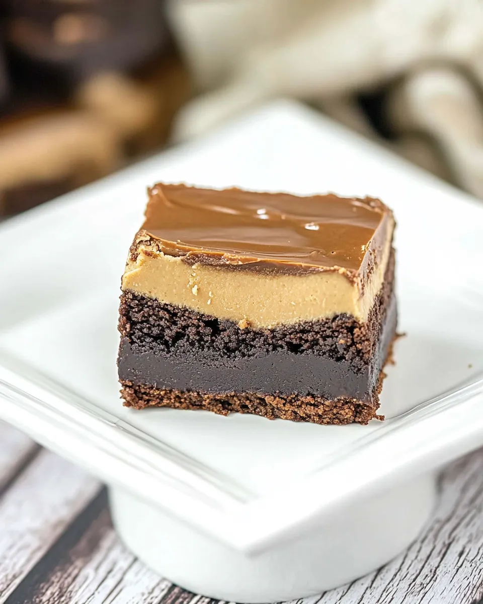 Delicious Peanut Butter Truffle Brownies image