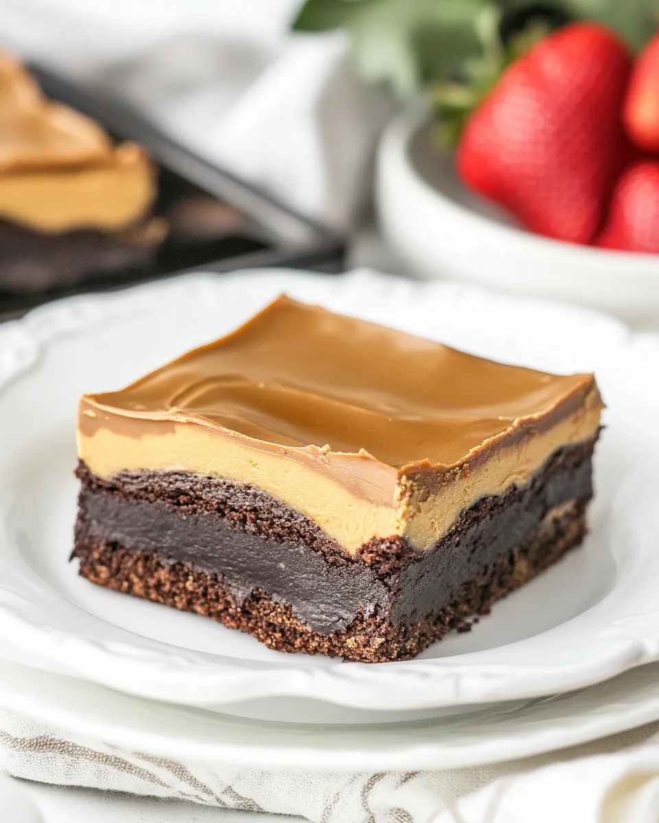 Classic Peanut Butter Truffle Brownies dish photo