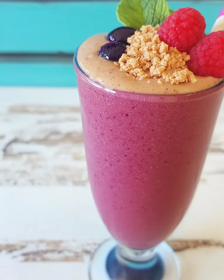 Easy Peanut Butter and Jelly Smoothie photo