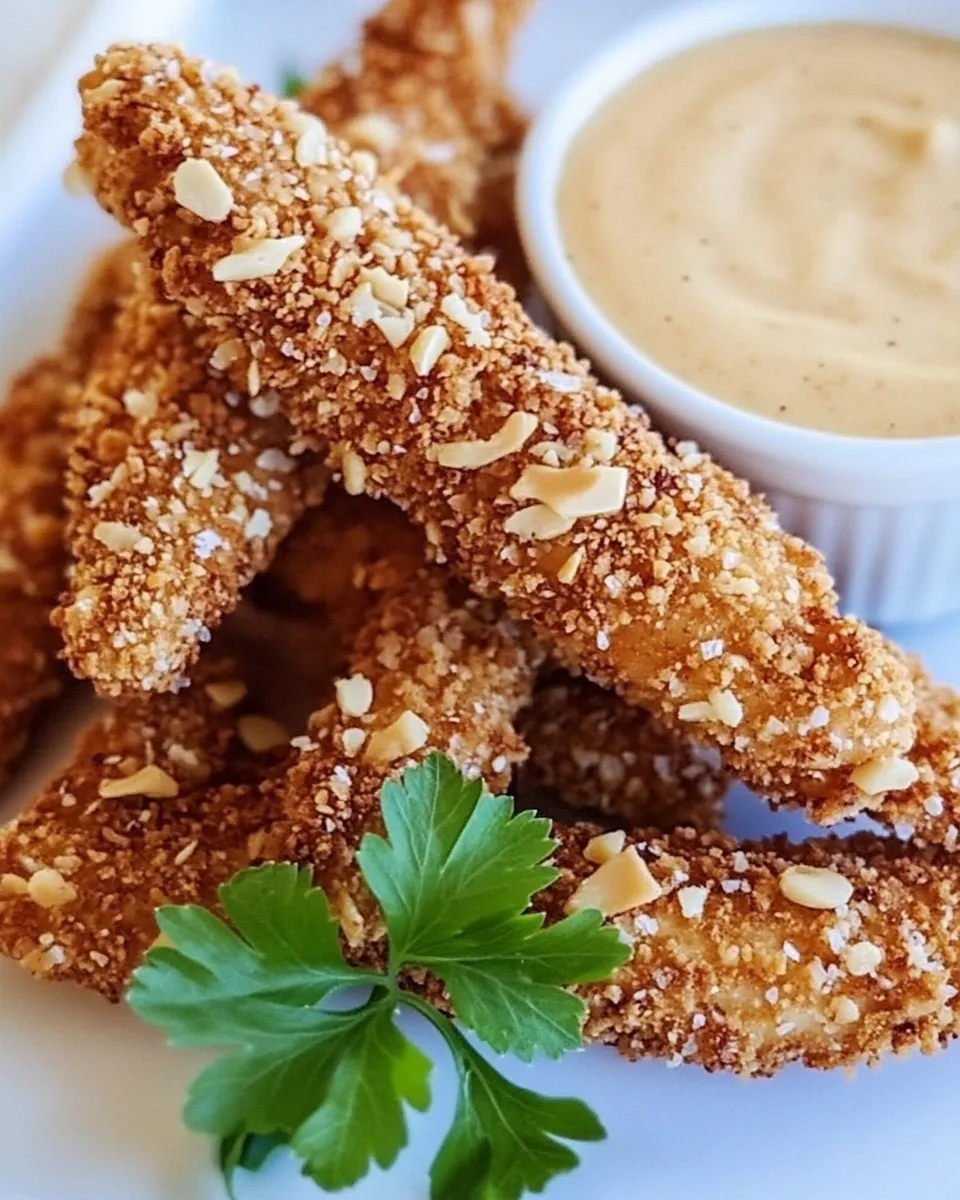 Classic Peanut Crusted Chicken Fingers image
