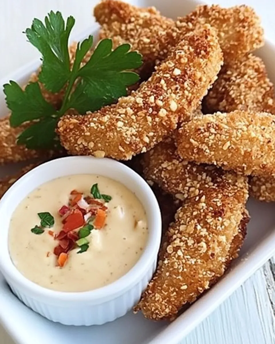 Easy Peanut Crusted Chicken Fingers recipe photo