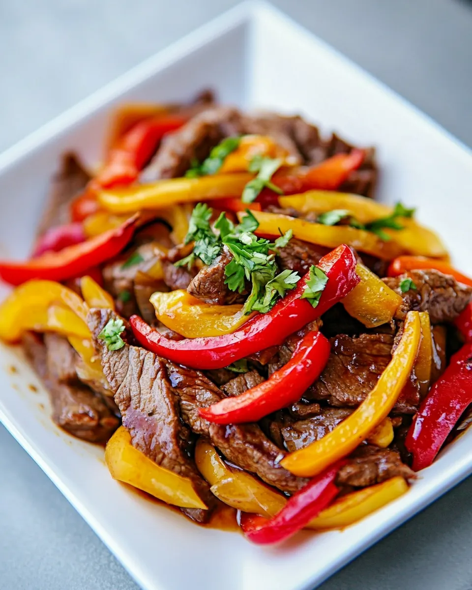 Homemade Pepper Steak Stir-Fry recipe photo
