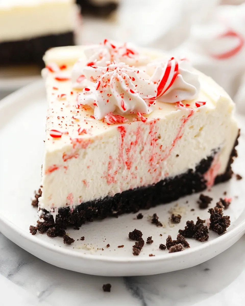 Easy Peppermint Cheesecake recipe photo