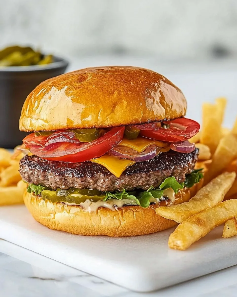 Homemade Perfect Copycat Chilis Big QP Burger Recipe photo