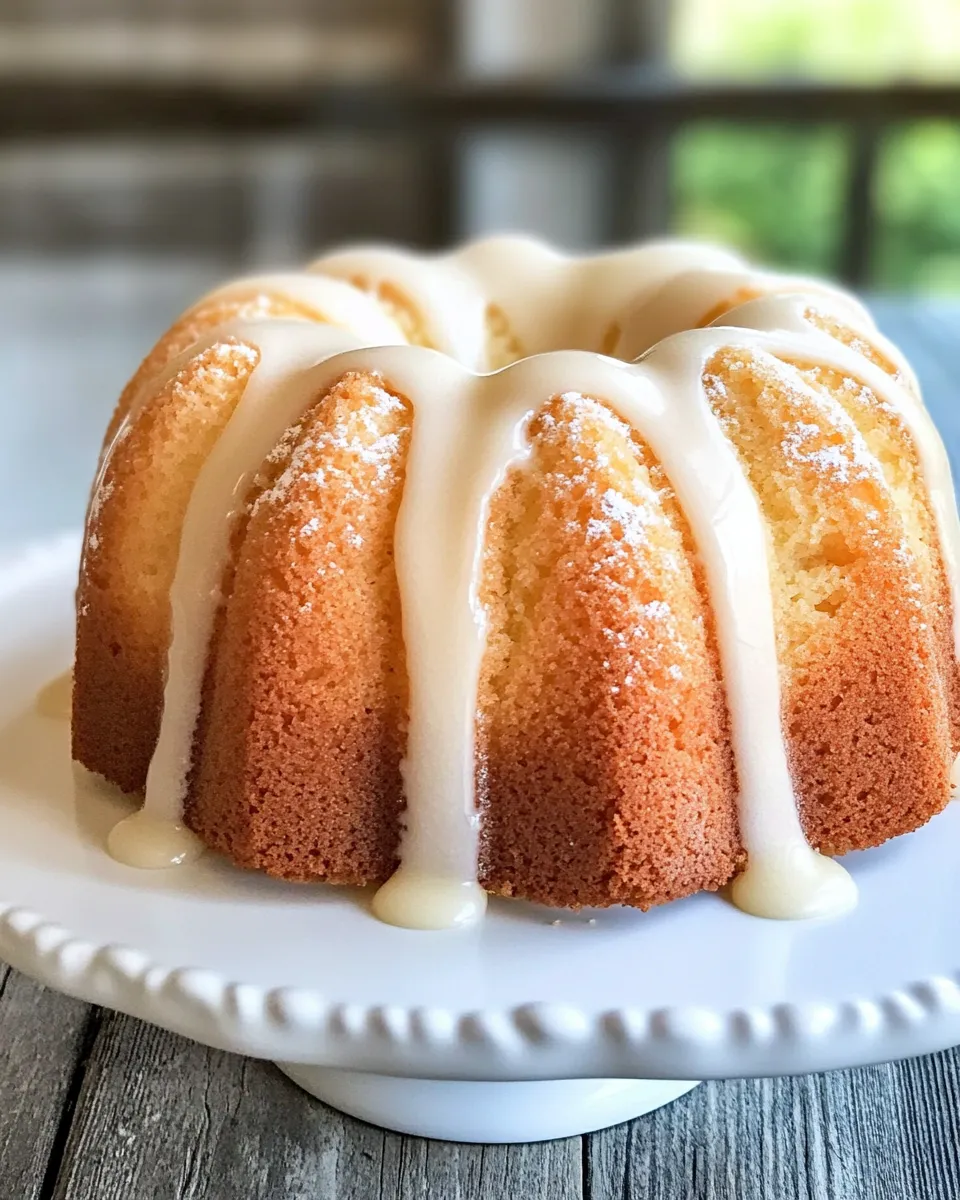 Classic Perfect Southern Sun Drop Pound Cake Recipe (Easy) image