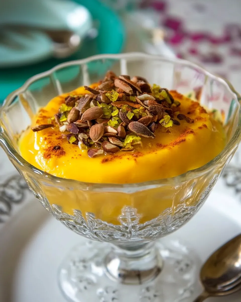 Classic Persian Saffron Pudding image