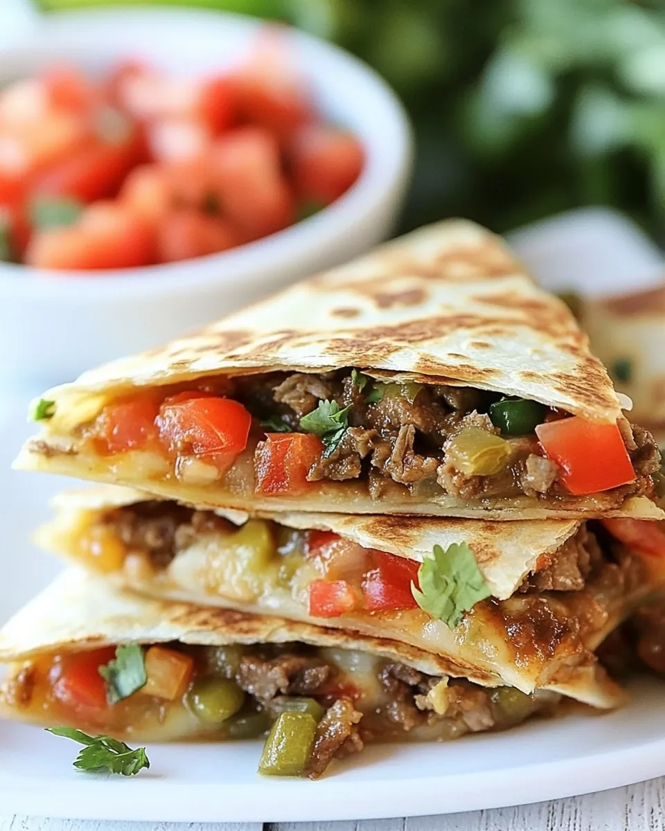 Delicious Picadillo Quesadillas image