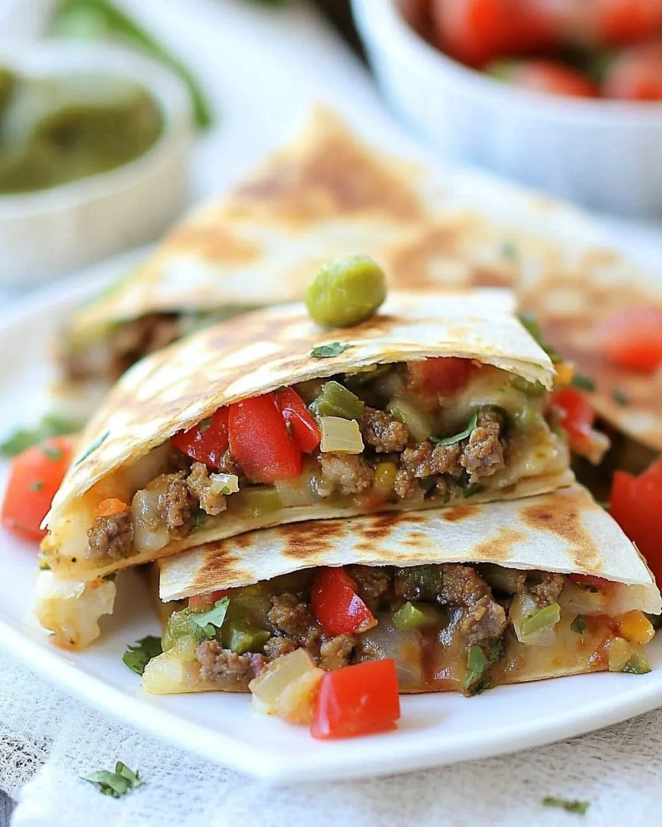 Savory Picadillo Quesadillas dish photo