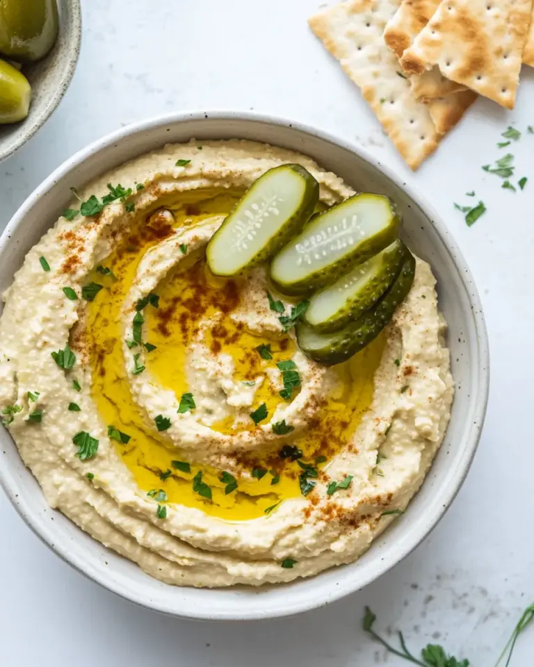 Amazing Pickle Lovers Hummus. picture