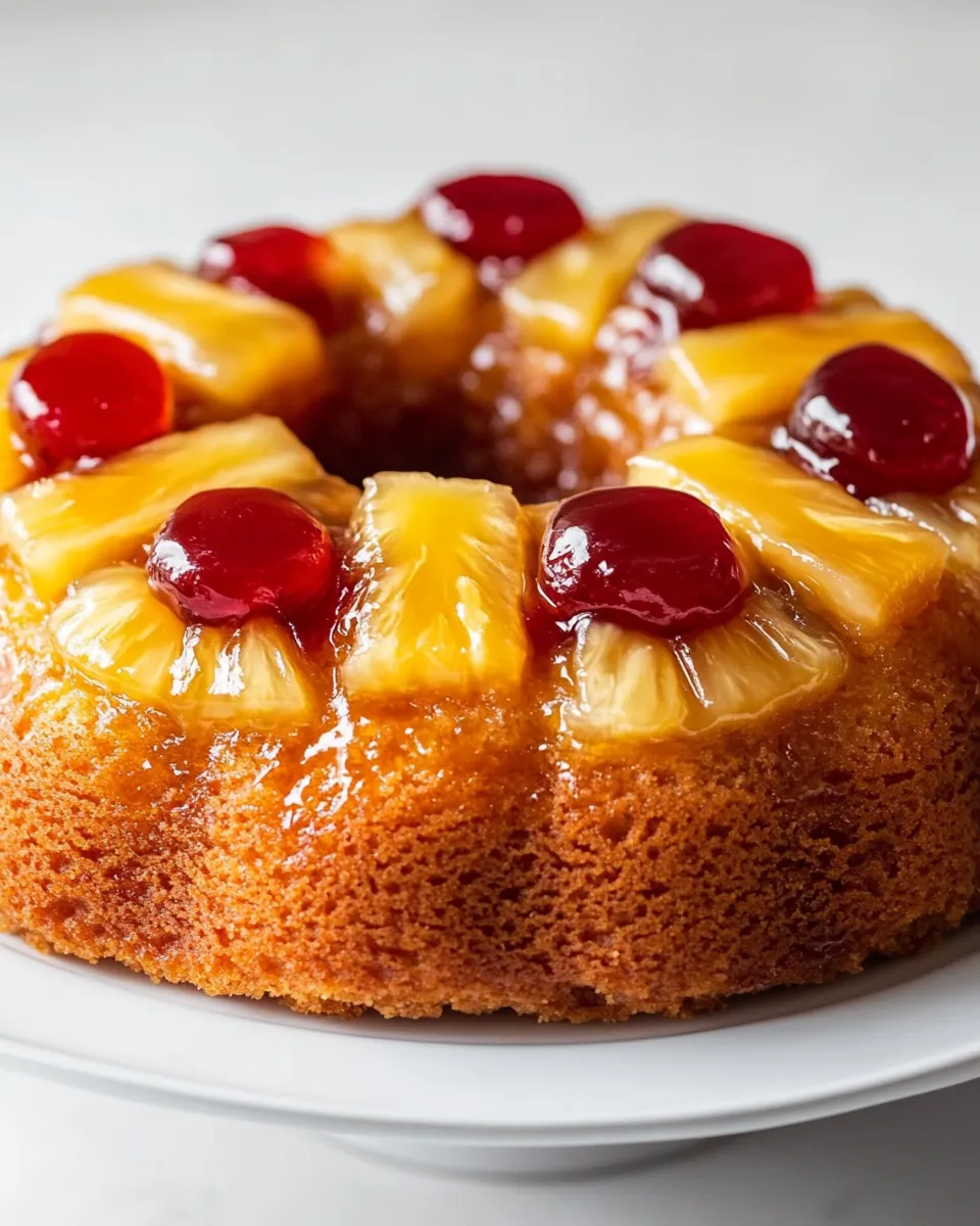 Delicious Pineapple Upside Down Bundt Cake recipe photo