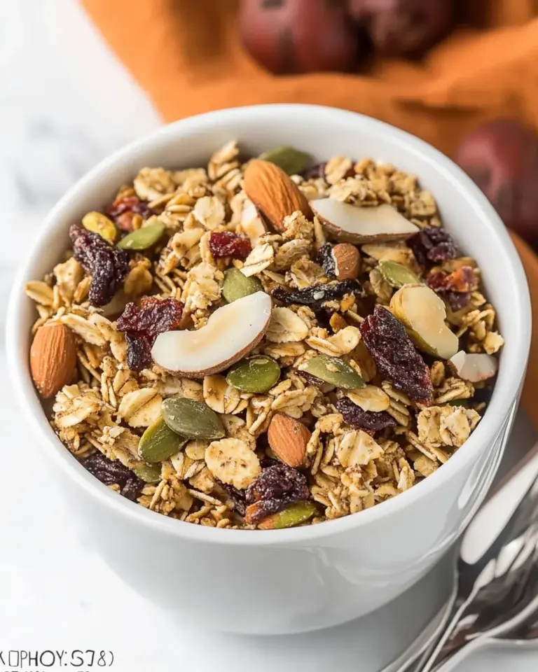 Homemade Pistachio Coconut Granola photo