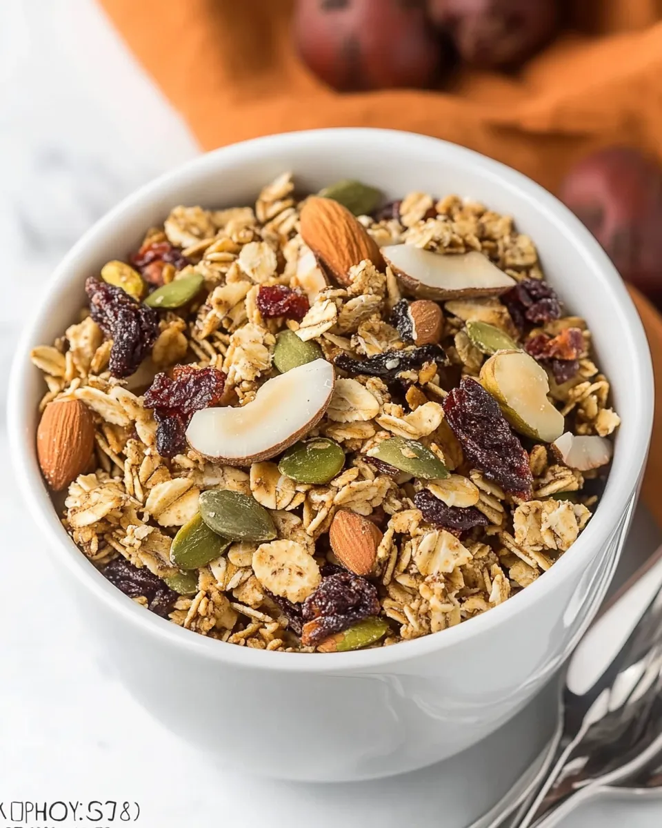 Homemade Pistachio Coconut Granola photo