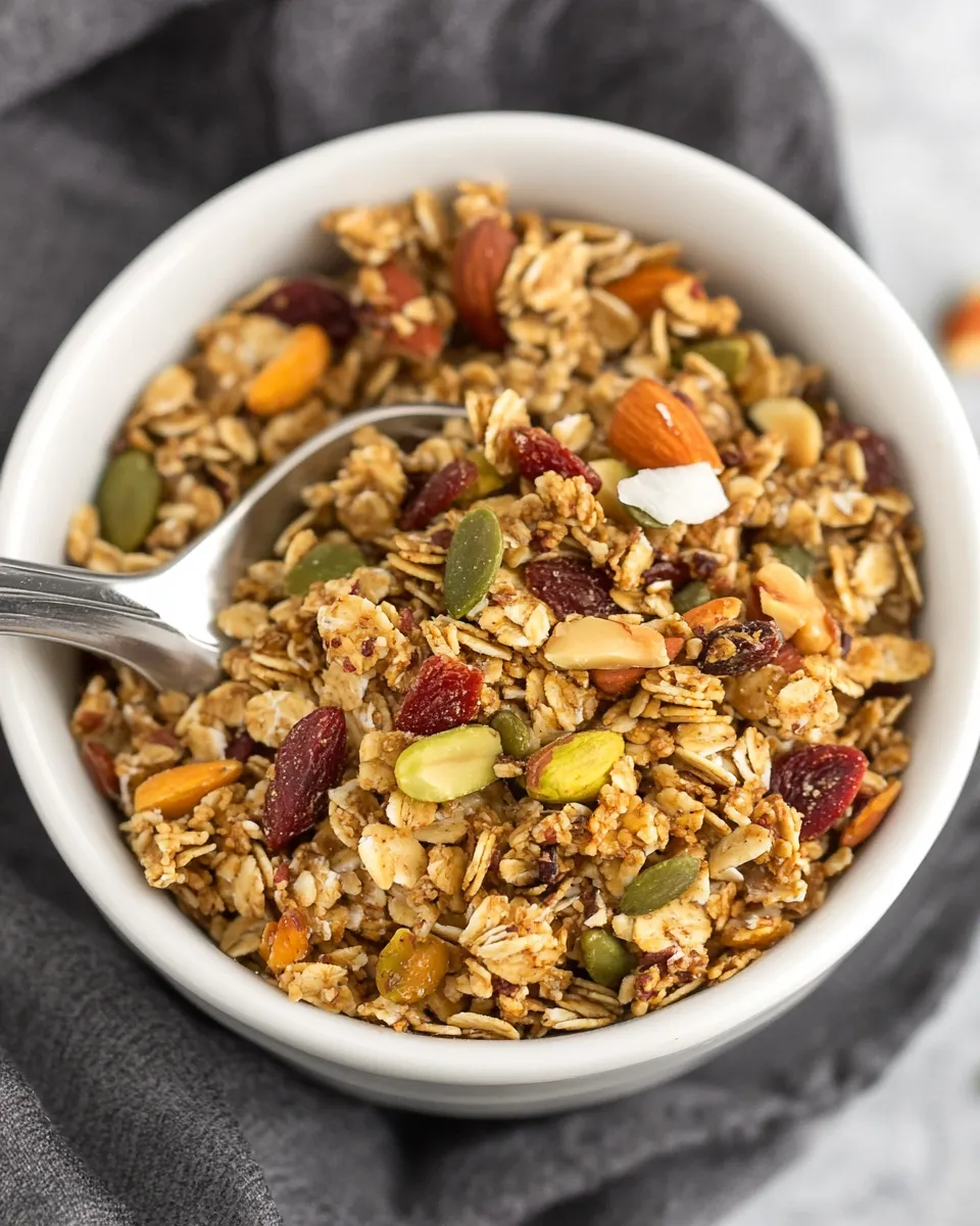 Delicious Pistachio Coconut Granola image