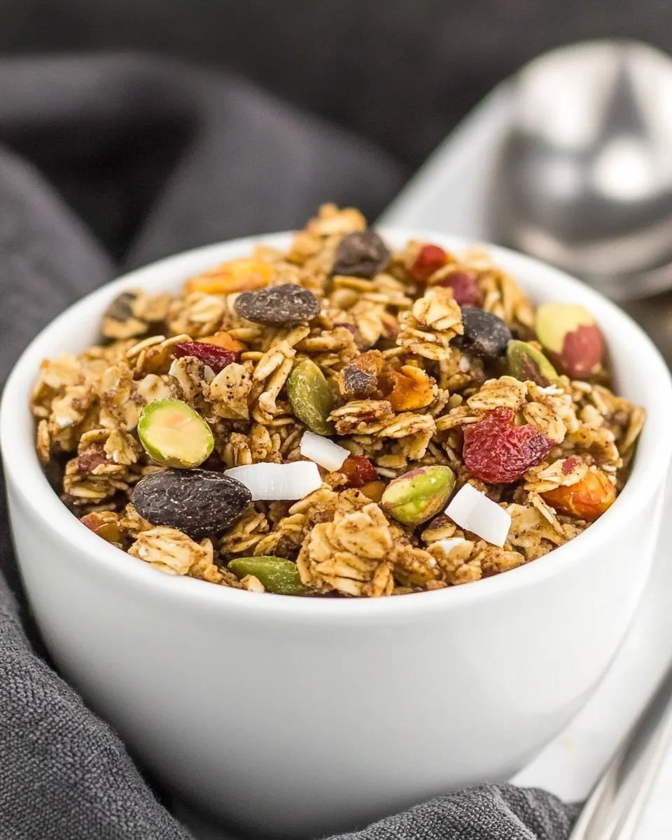 Tasty Pistachio Coconut Granola recipe photo