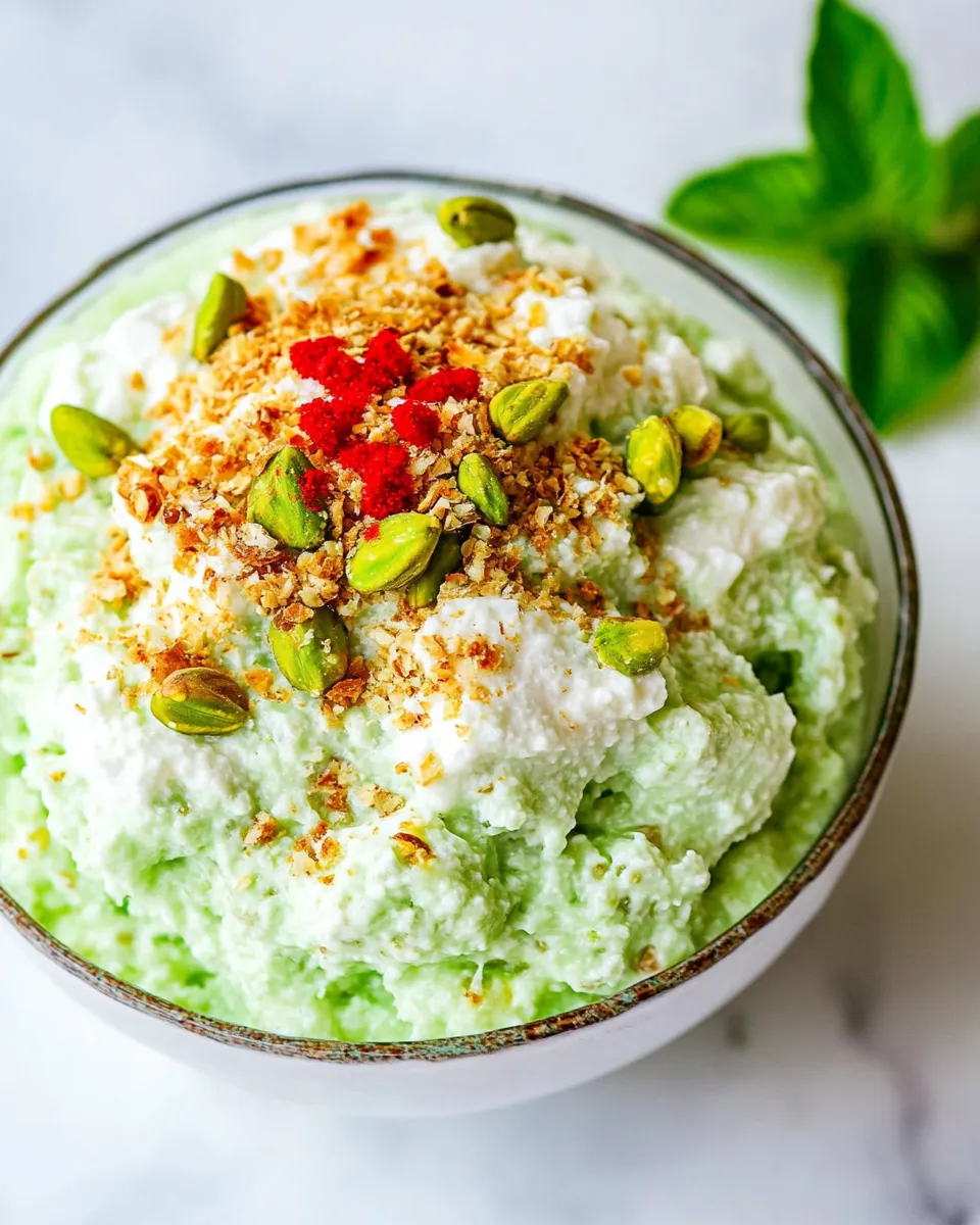 Homemade Pistachio Pudding Salad photo