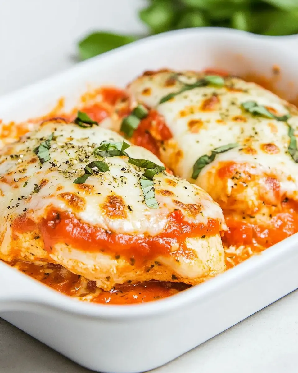 Quick Pizza Chicken Recipe shot