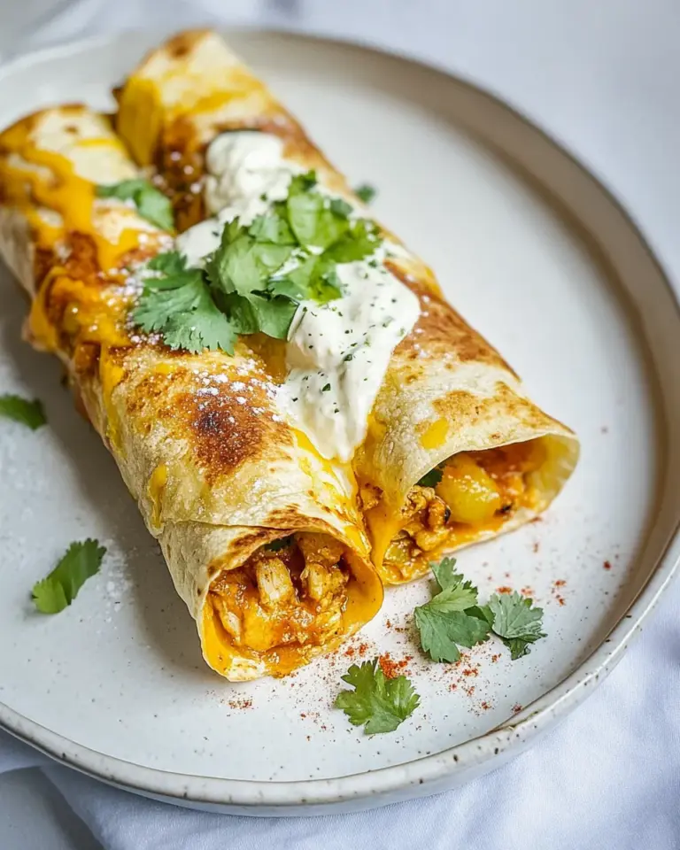 Homemade Pollo Fundido Flautas photo