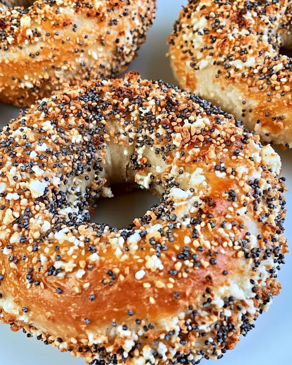 Easy Protein Bagels with Cottage Cheese recipe photo