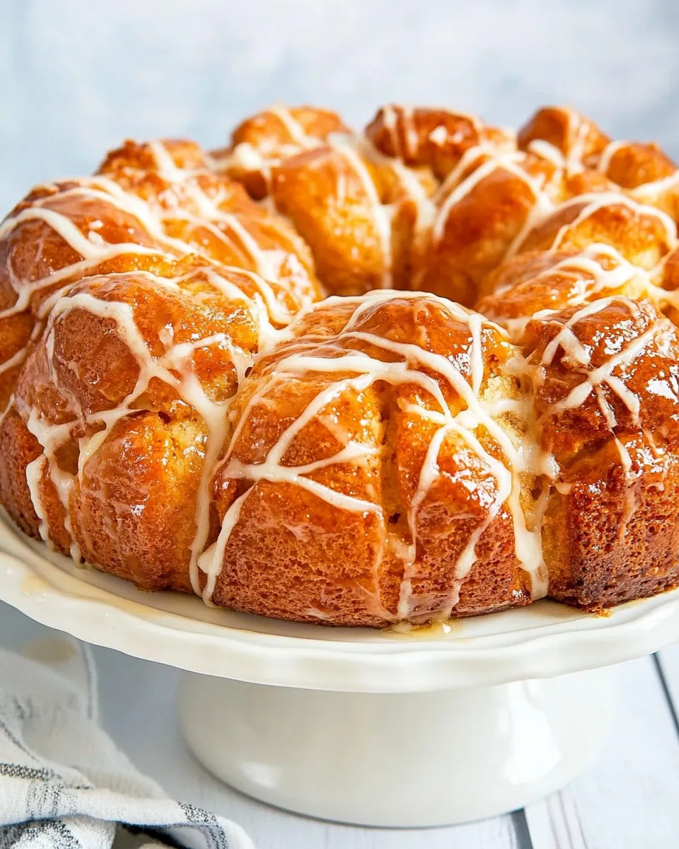 Delicious Pull Apart Monkey Bread shot