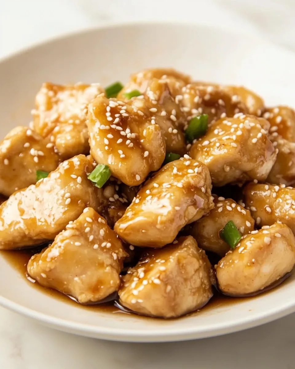 Delicious Quick & Easy Sesame Honey Chicken Recipe image