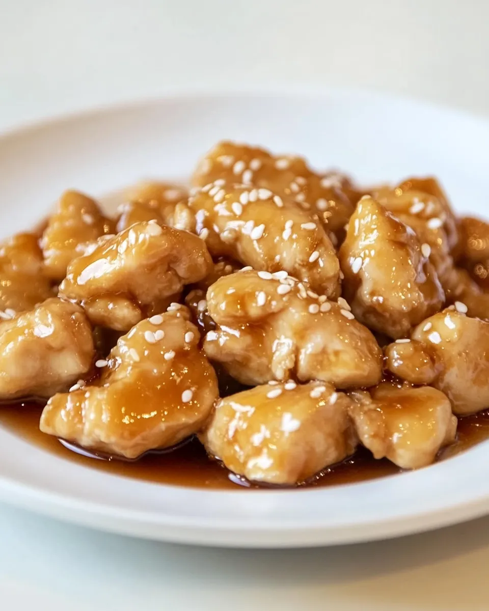 Homemade Quick & Easy Sesame Honey Chicken Recipe dish photo