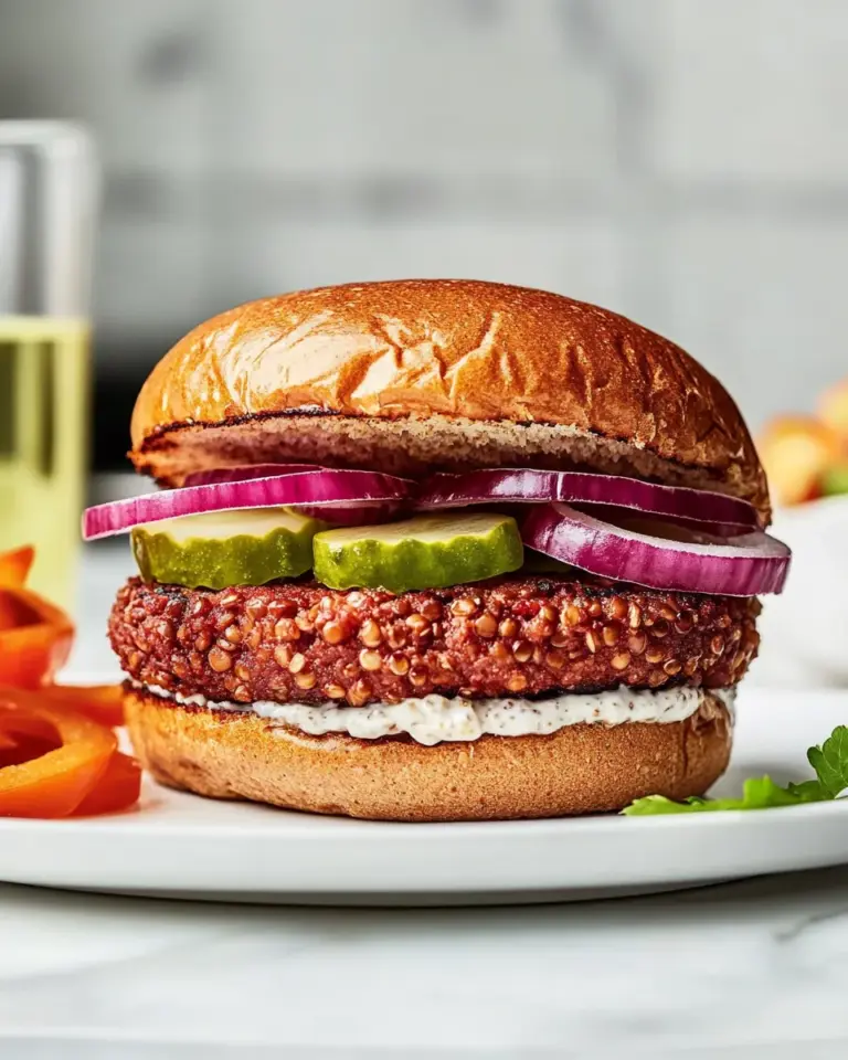 Homemade Quinoa Burger photo