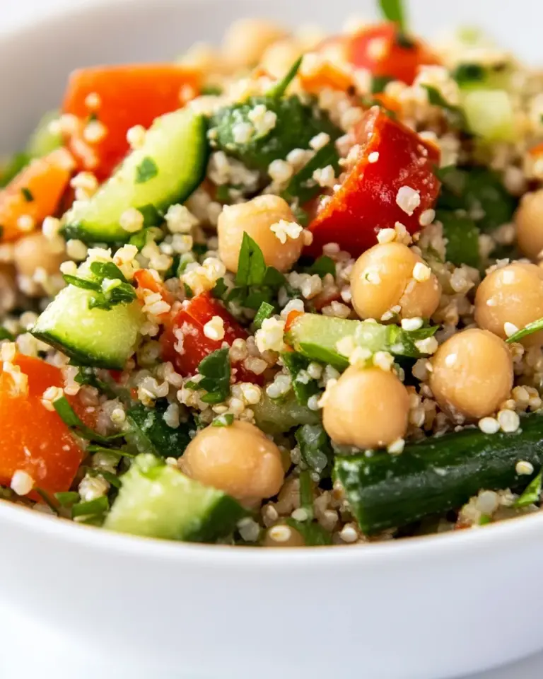Homemade Quinoa & Chickpea Salad photo